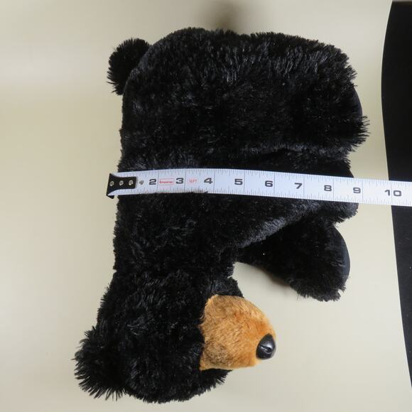 Aurora Black Bear Plush 13" Stuffed Animal Soft Toy Kids Collectible Realistic - Picture 14 of 16